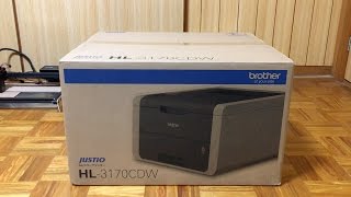 激安!! brotherのカラーレーザープリンター JUSTIO HL-3170CDW 買ってみた