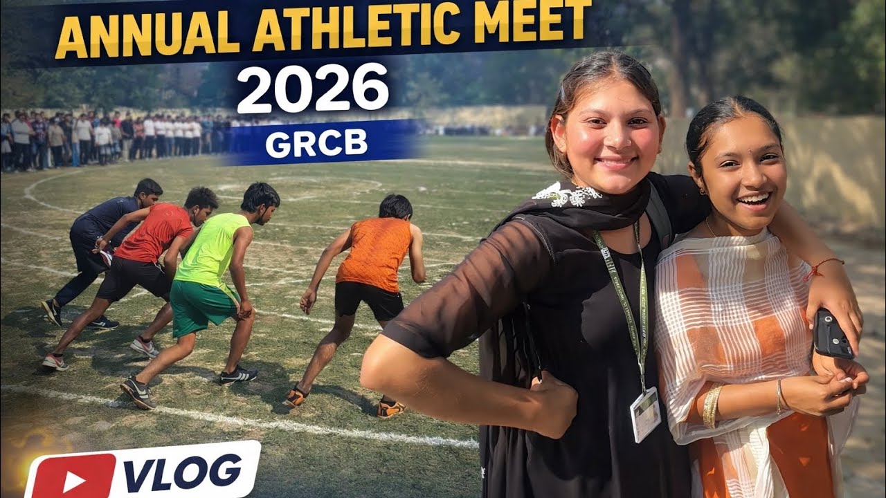 Annual athletic meet 2026|GRCB | vlog#49|Thebarbervlogger|