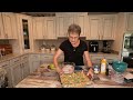 Making the viral chicken cobbler recipe  dump dinner idea  easy recipe using a rotisserie chicken