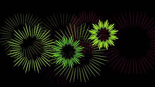 Fireworks Soft simple line boom with flower shape free motion graphics screenshot 5