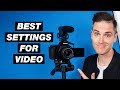 How to Shoot a Video for YouTube (Best Camera Settings for Video Tutorial)