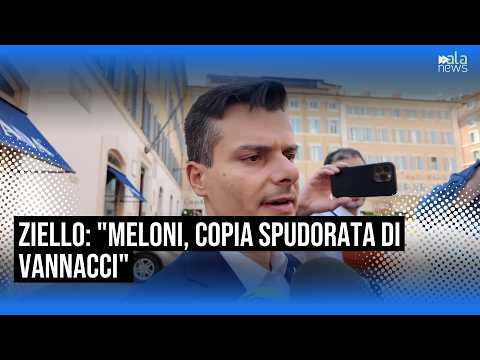 Video Ziello: Meloni sta inseguendo in modo spudorato le idee del generale