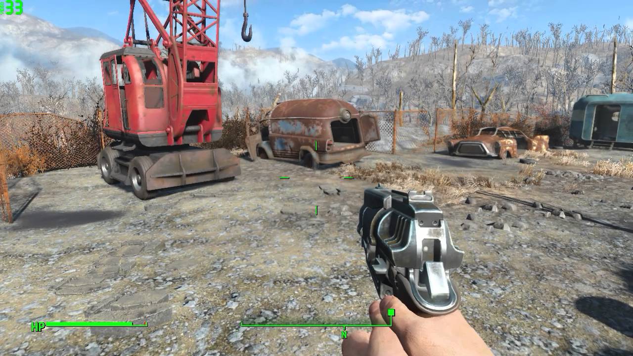 Fallout 4 PC, Show FPS, Ultra setting, E8400 GTX750Ti