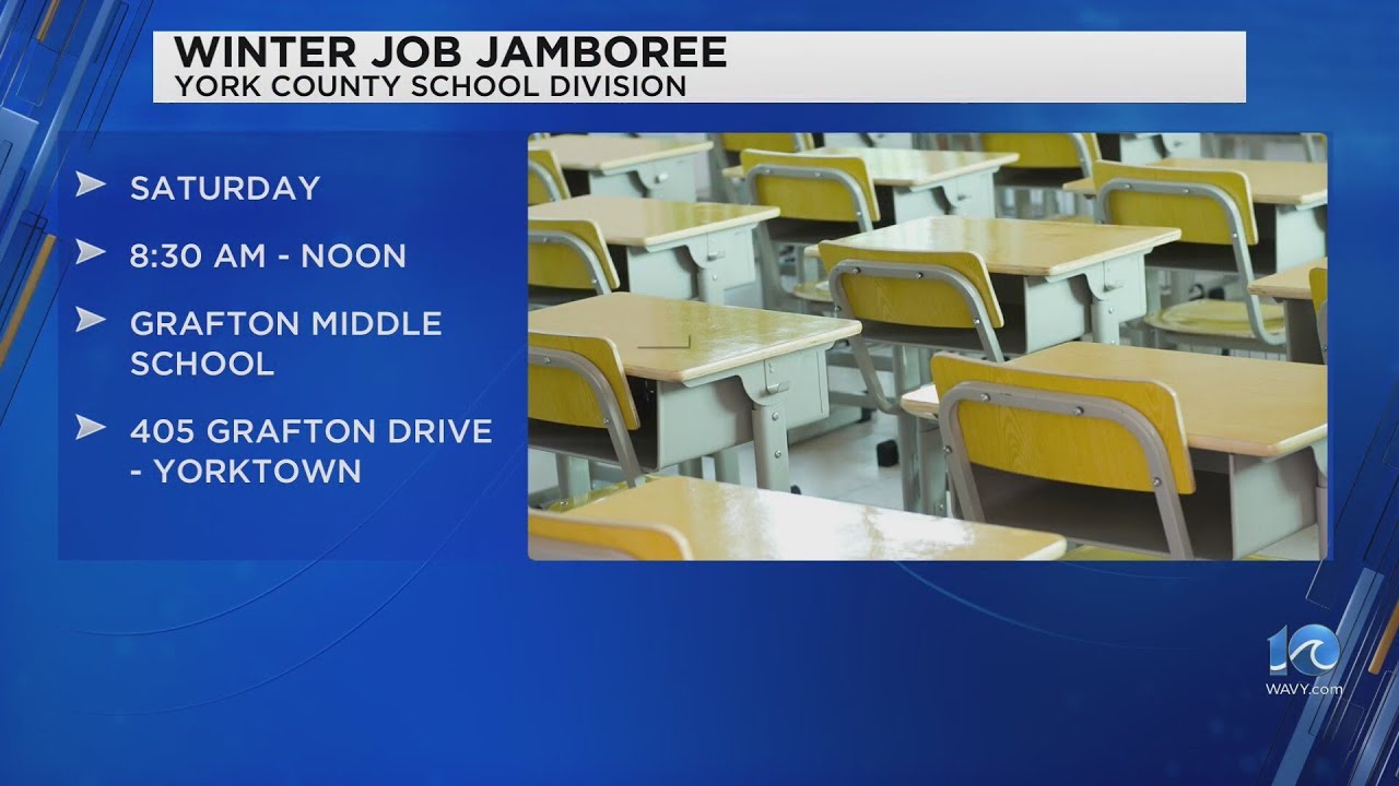 York County School Division to hold job fair YouTube