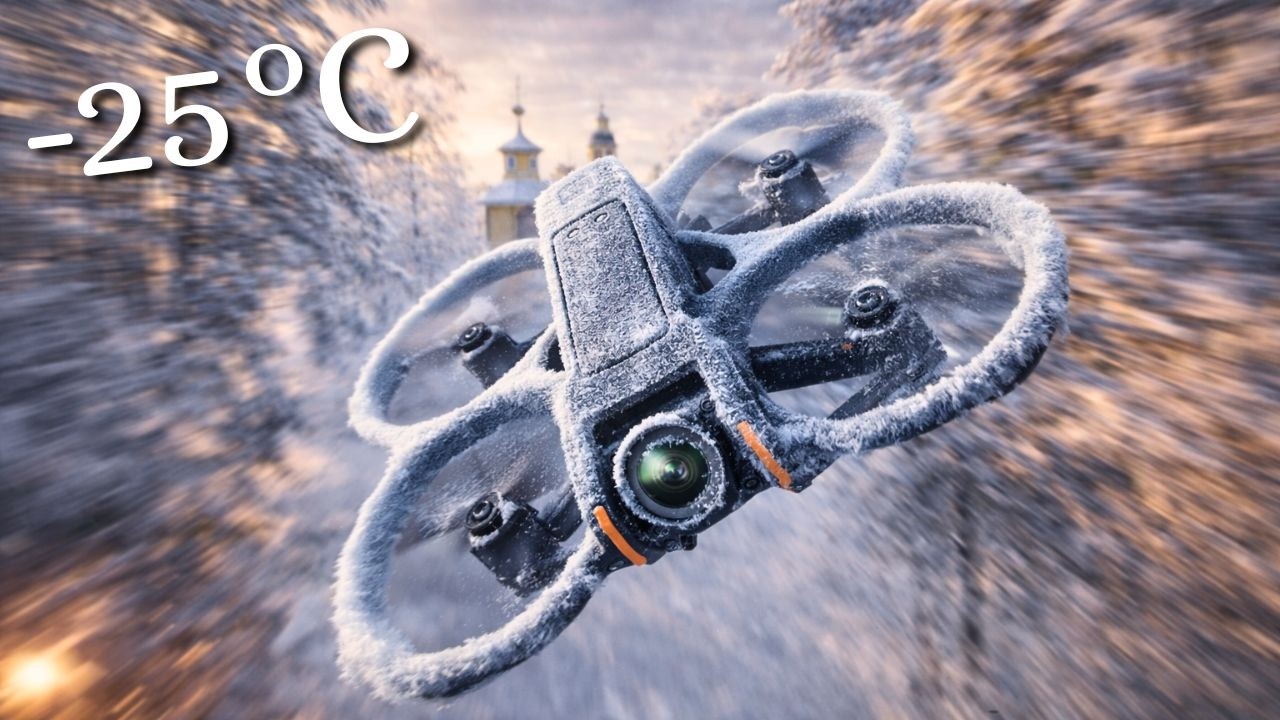 DJI AVATA 2 | Кинематографичные зимние FPV-полеты при экстремальном холоде -25°C