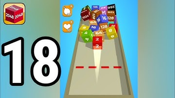 Chain Cube: 2048 3D - Gameplay Walkthrough Part 17 (Android, iOS)