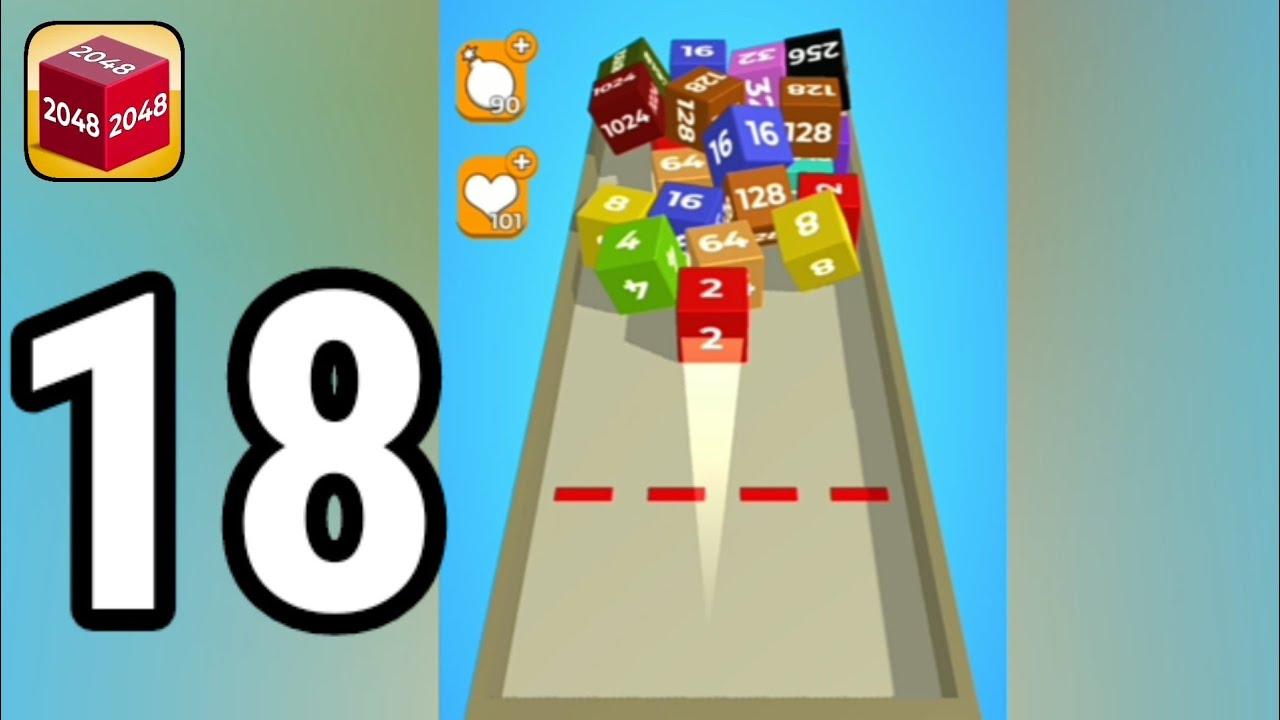 Chain Cube: 2048 3D - Gameplay Walkthrough Part 17 (Android, iOS) - YouTube