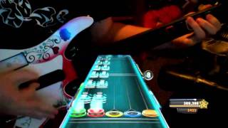 Guitar Hero Warriors of Rock DLC- Laser Cannon Deth Sentence Expert Guitar FC 100 Percent