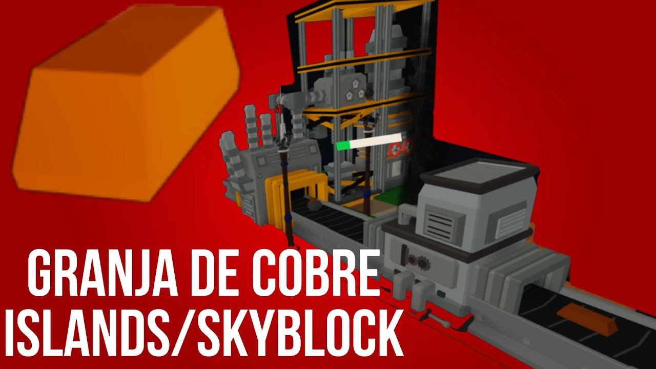COMO TENER COBRE/COPPER EN ISLANDS/SKYBLOCK ROBLOX *GRANJA DE COBRE