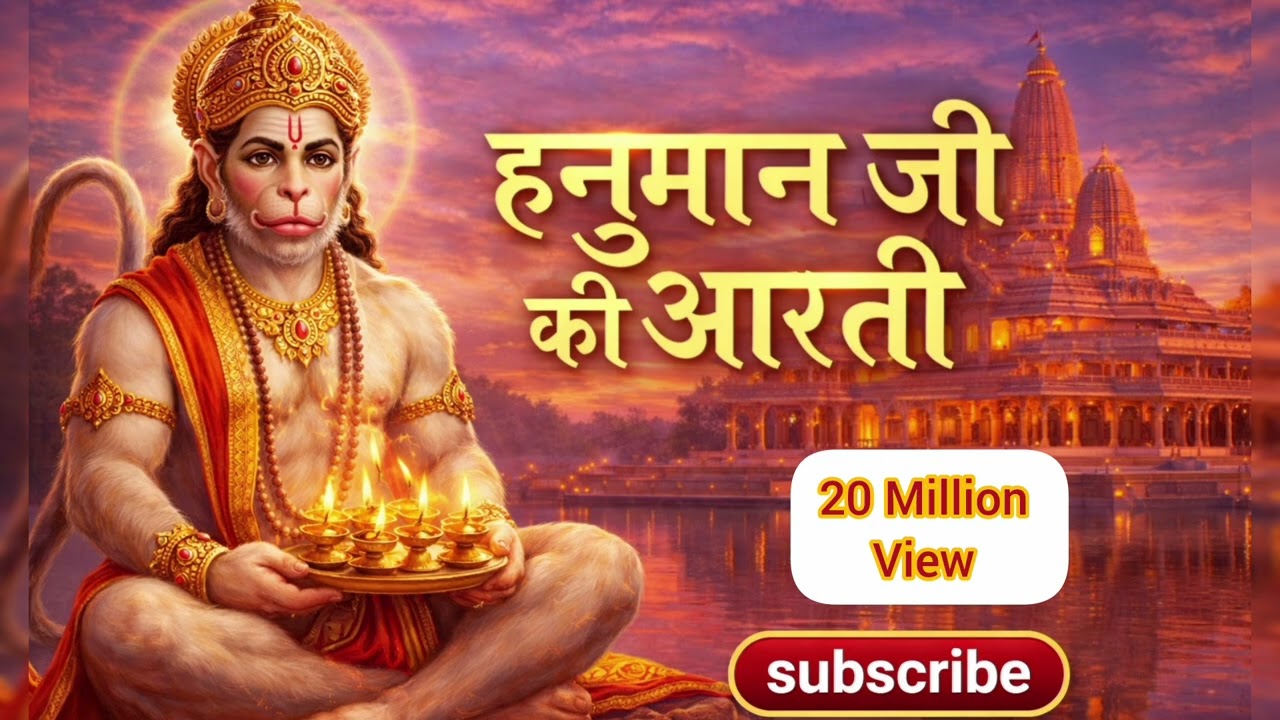 हनुमान जी की आरती 🔔 | आरती कीजै हनुमान लला की | Hanuman Ji Aarti | Full Bhakti Song #bhaktisong 