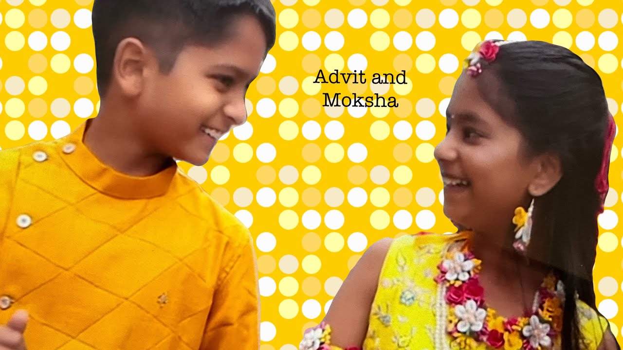 Collage video Advit and moksha’s dhoti and half saree ceremony 