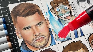 Luka Dončić Drawn In 8 Wild Art Styles