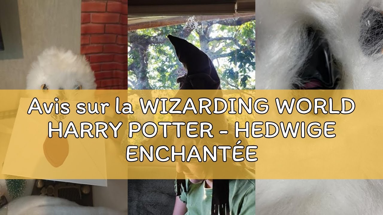 Avis sur la WIZARDING WORLD HARRY POTTER - HEDWIGE ENCHANTÉE - Peluche Interactive Chouette Hedwige