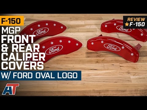 2009-2018 F150 MGP Red Front & Rear Caliper Covers w/ Ford Oval Logo Review