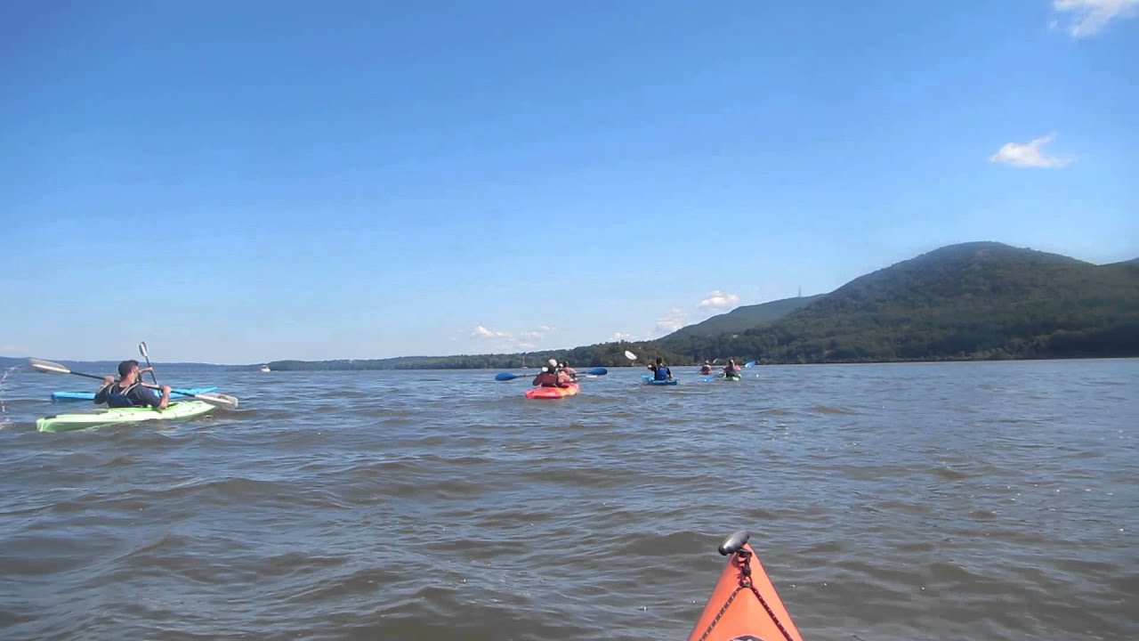 August 2015 Guided Kayaking Tour Bannerman Island Crossing River