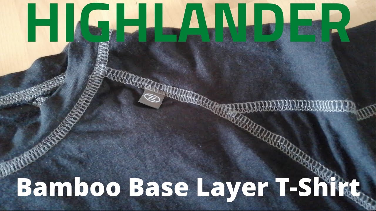 Highlander Bamboo base layer T-Shirt | Comparison to BAM
