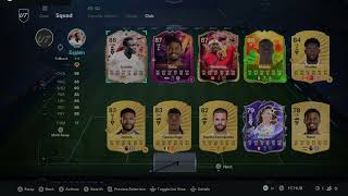 My FC26 Team at the end of Knockout Royalty