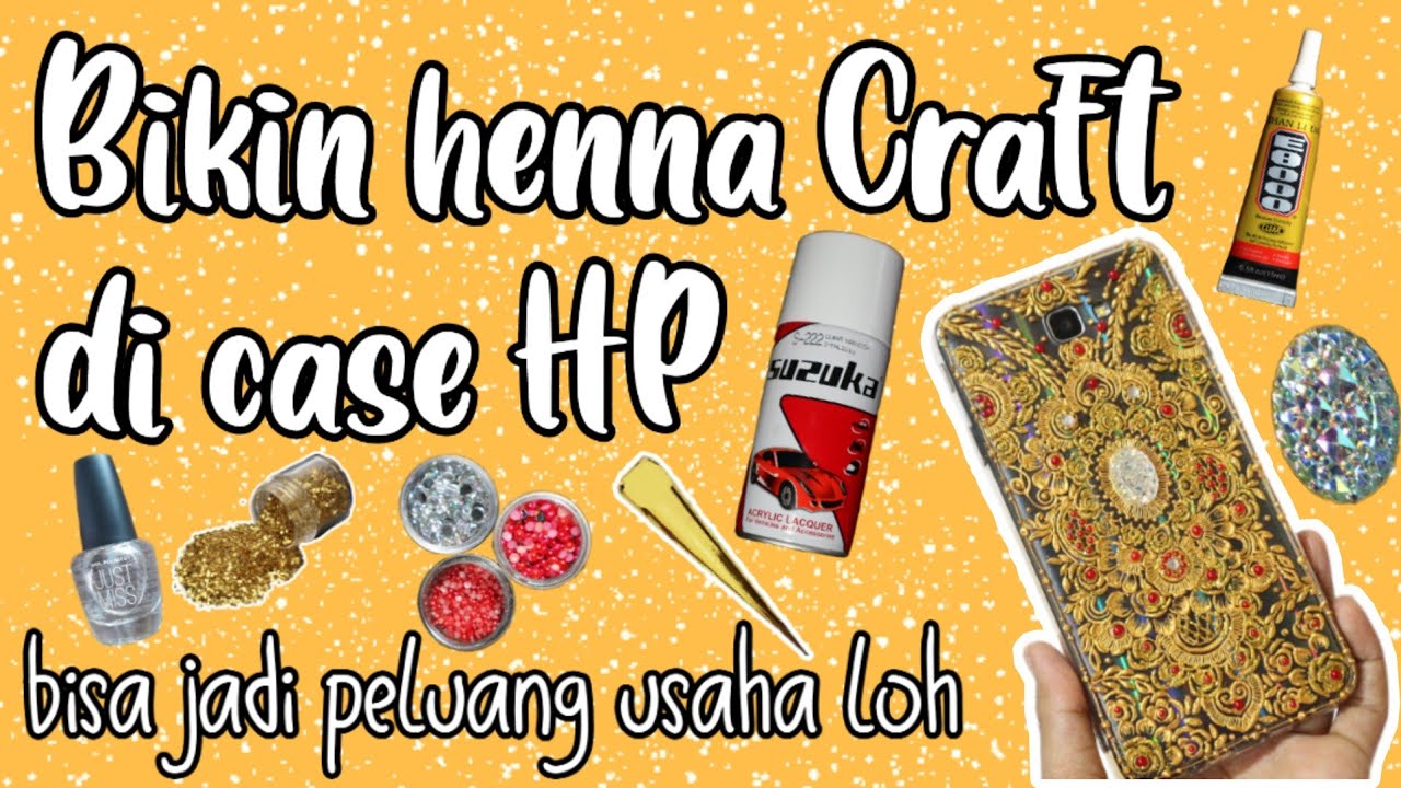 Step by step HENNAin CASE HP ala @hikmahapril_