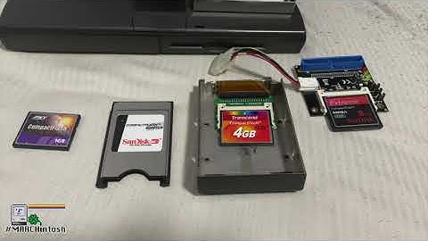 #MARCHintosh: Will It Boot? PCMCIA CompactFlash adapter on a Macintosh PowerBook 1400cs/166