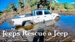 Stuck Jeep Gladiator!