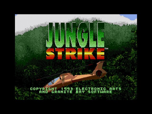 Jeu MEGADRIVE Jungle Strike (non Original) - Clone - Testé Fonctionnel
