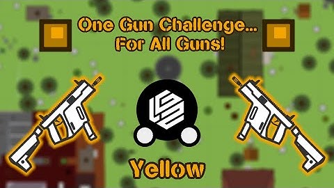 ONE GUN ONLY CHALLENGE... WITH ALL WEAPONS! PART 1 - YELLOWS | Surviv.io - GLS Gaming YT