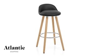 Introducing the Jive Wooden Stool. This contemporary take on a classic design makes the ideal accent for your breakfast bar.