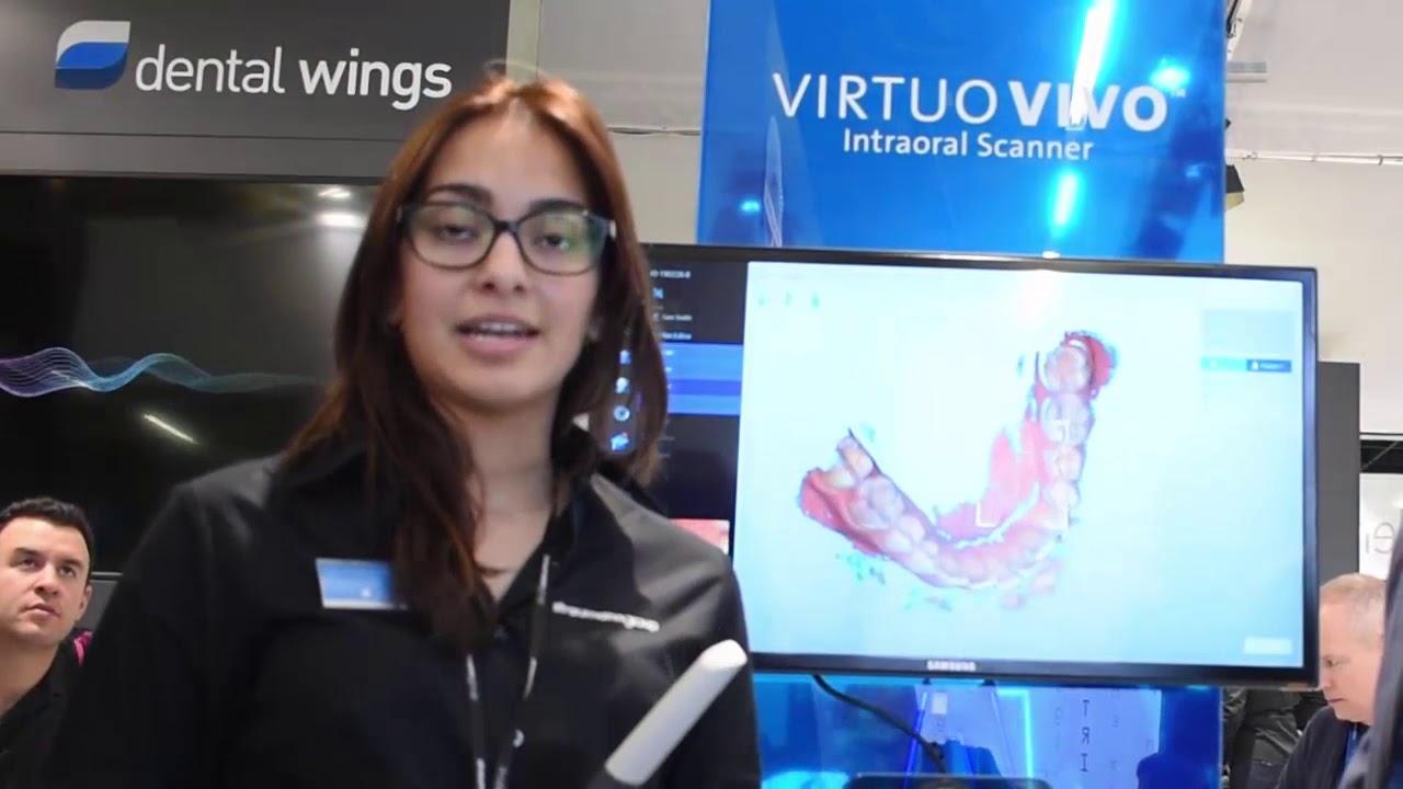 The NEW Dental Wings Virtuo Vivo Intraoral scanner featured at IDS 2019