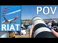  pov aviation photography  riat 2022 saturday show