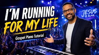 I’m Running For My Life - Gospel Piano Tutorial | Key of C (Easy + Churchy)