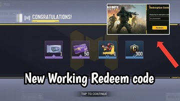 New Working Garena Redeem code codm 2022 | October 2022 Redeem code codm | Redeem code codm 2022