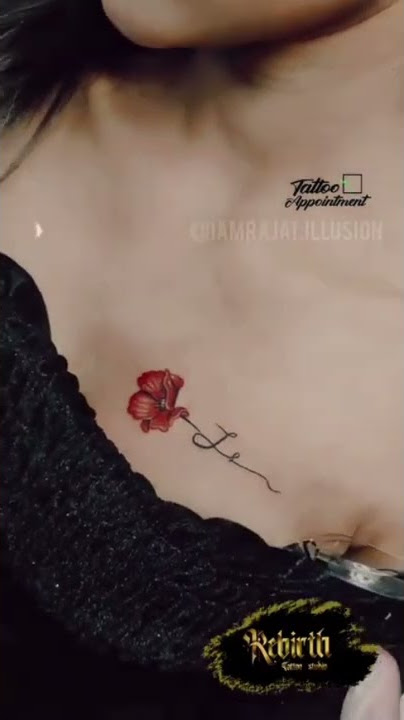 Flower tattoo on girl chest….     Lofi | reverb | tattoo | Ap Dhilon