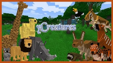 Más ANIMALES para MINECRAFT XBOX ONE/PE • yCreatures Add-on