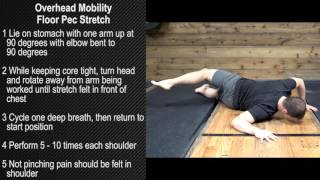 Overhead Mobility - Floor Pec Stretch