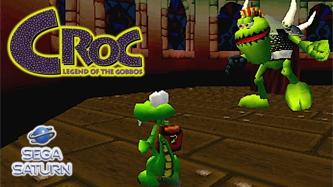 Croc Legend of the Gobbos [Saturn] 100% - Level 4-B2 Baron Dante's Funky Inferno