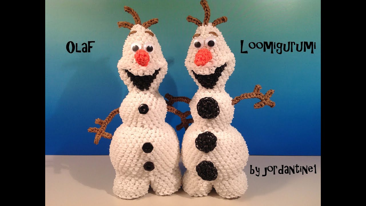 Olaf Loomigurumi Amigurumi Frozen Snowman Part 2 - Rainbow ...