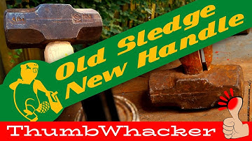 Sledge Hammer Handle Replacement | Vintage Tool Repair