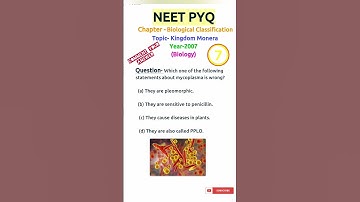 #neet2024 #pyq #// biological classification questions neet//comment your answer