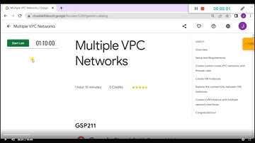 Multiple VPC Networks | [GSP211]