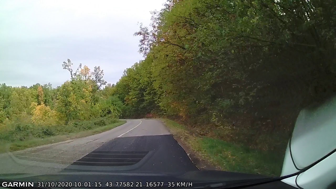 DRIVE #1399: Kruševac-Rekovac-Kragujevac (Serbia) (timelapse 4x) *Read Description*