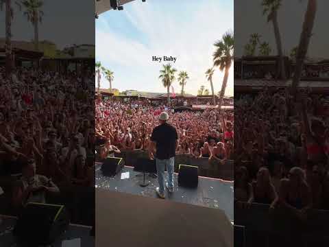 Seid ihr bereit für eine geile Crowd die Hey Baby singt?! ❤️‍🔥🤯 Danke, dass ihr alle in Zrce dabei