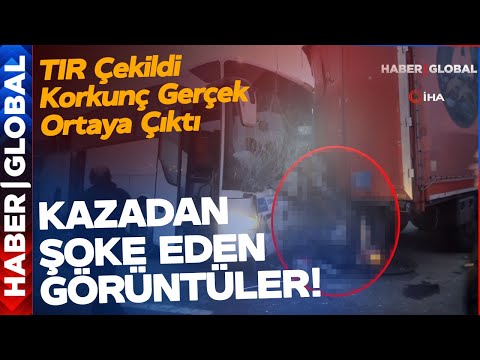 Kuzey Marmara Otoyolu'ndaki Kazada Şoke Eden Görüntüler: TIR Çekildi Acı Ortaya Çıktı!