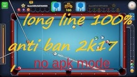 8 BALL POOL LONG LINE 100%(ANTI BAN)no mode