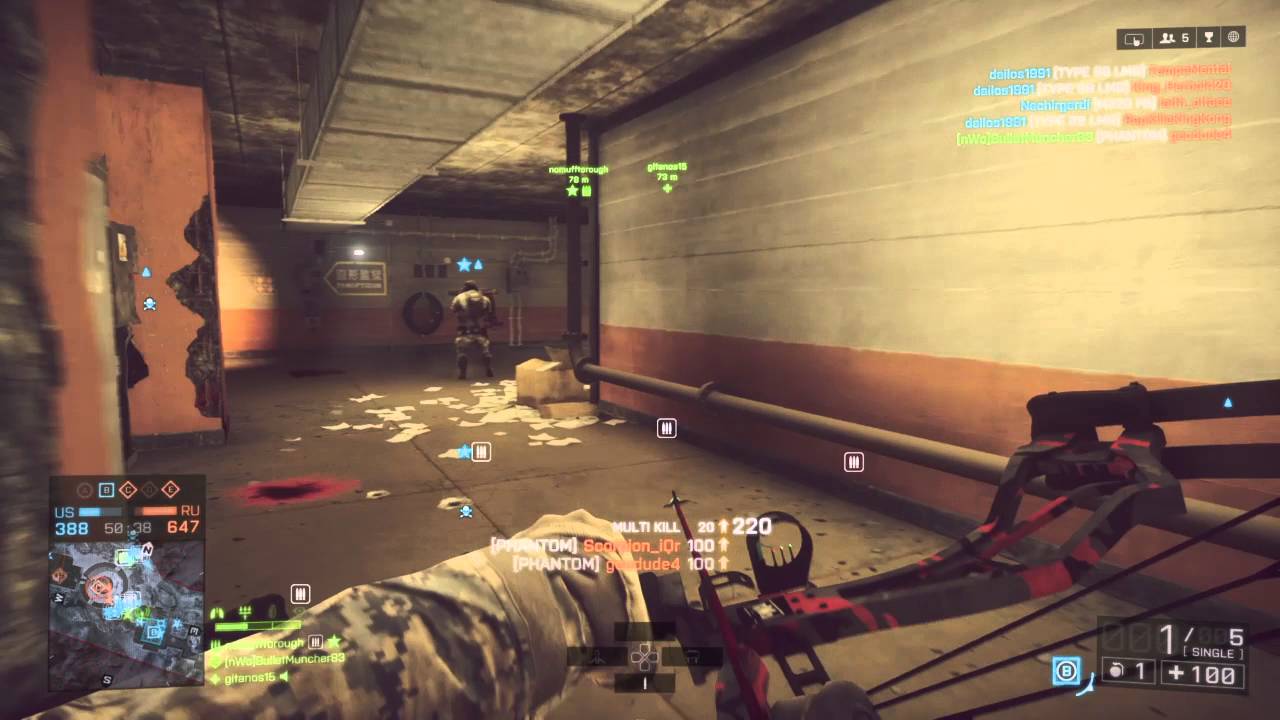 Battlefield 4 - Multi Kill - Phantom Bow [Poison Tip]