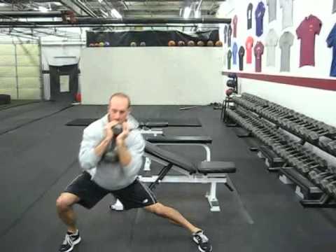 EricCressey.com: Dumbbell Goblet Lateral Lunges - YouTube