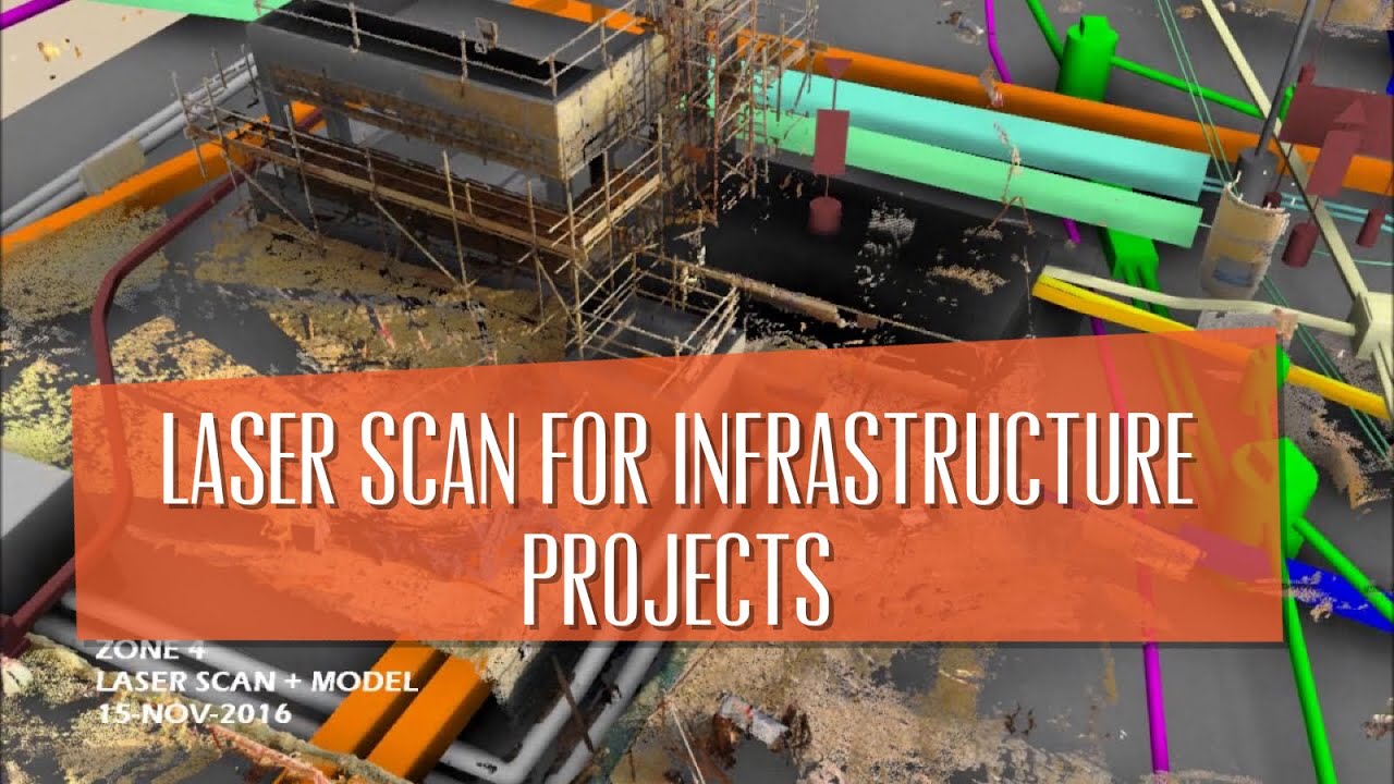 BIM for Infrastructure: Integrating Laser scans with BIM Models - YouTube