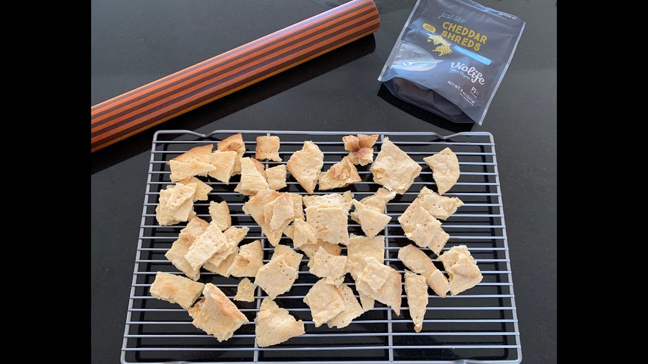 Homemade Vegan Cheese Crackers Easy but Impressive Recipe YouTube
