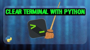 How to clear terminal with python