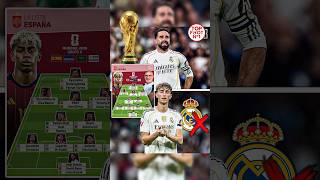 🚨 L’absence totale de joueurs du Real Madrid dans la liste espagnole fait énormément parler.