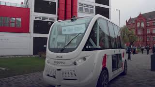 Campus Navya Autonom Shuttle Improving Mobility At Salford University In Uk